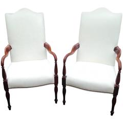 Classy Pair of Federal Style Armchairs