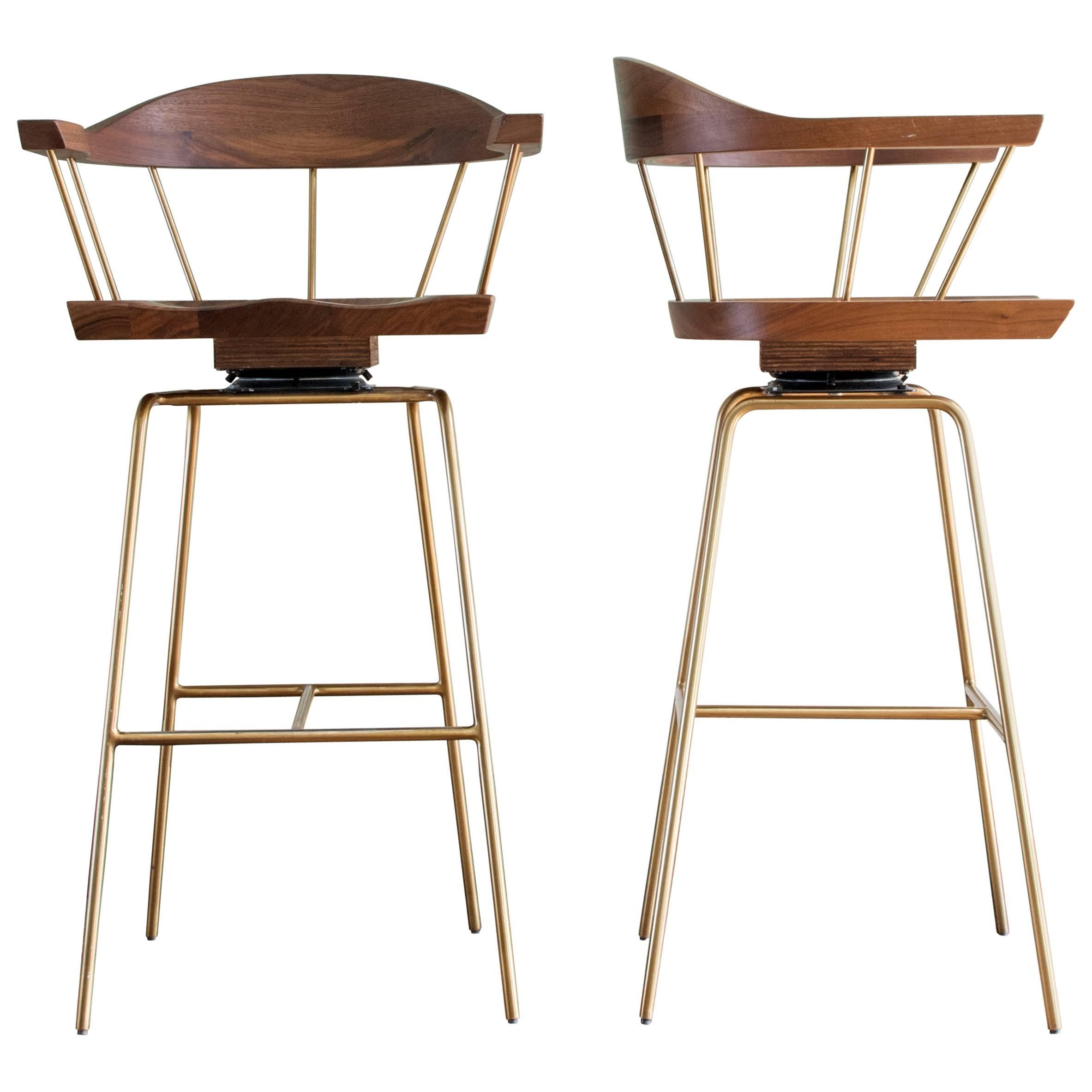 Bassam Fellows 'Spindle' Bar Stool