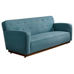 Jacob Kjær, Sofa, Fabric, Beech, Fabric, Denmark, 1940s
