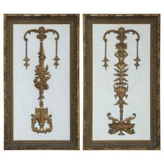 Pair of French Boiserie Wall Panels