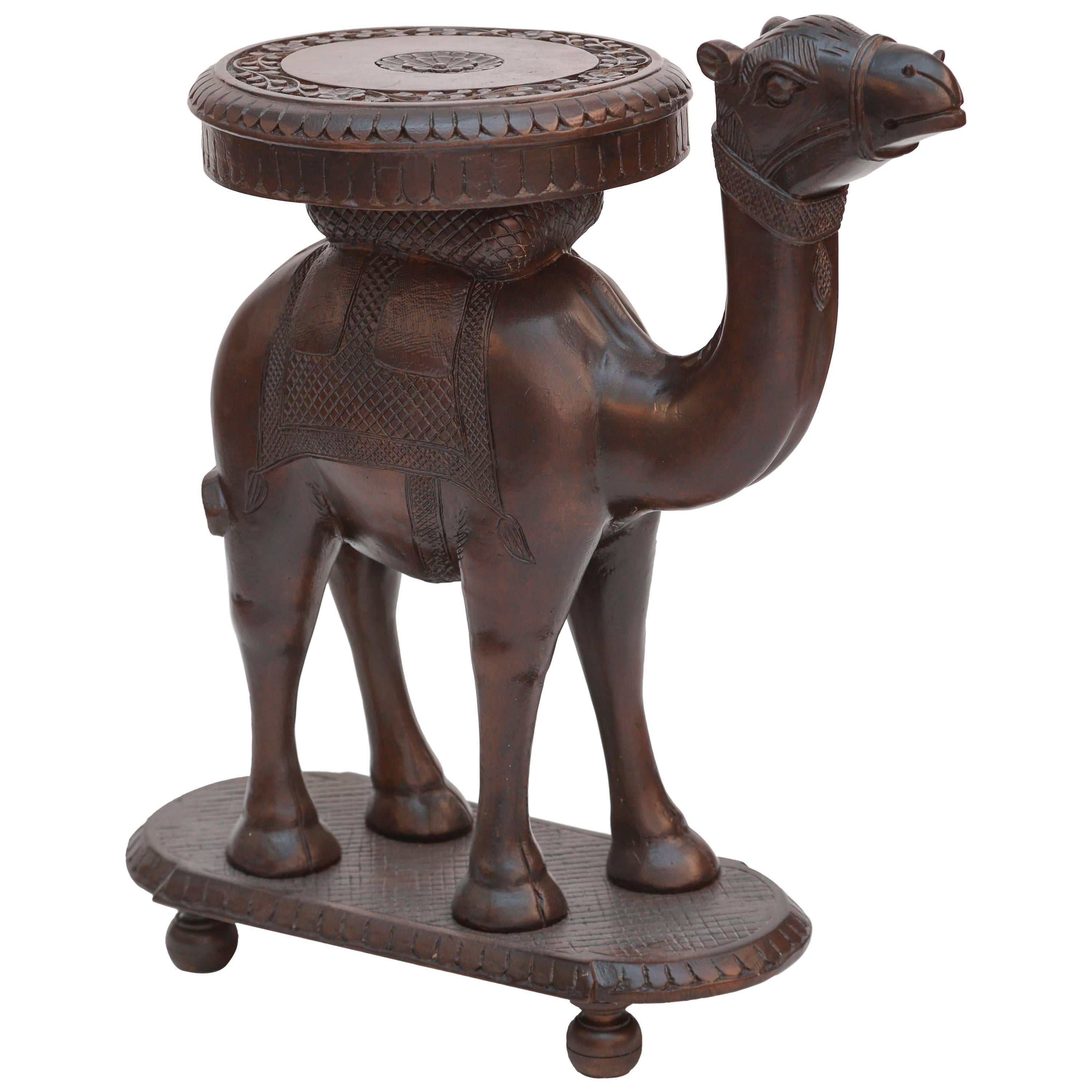 Anglo-Indian Style Camel Table by Chapman
