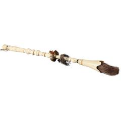 17th Century Bone 'Flaming Torch' Hearth Brush 2