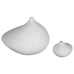 Tapio Wirkkala for Rosenthal White "Pollo" Vases 9
