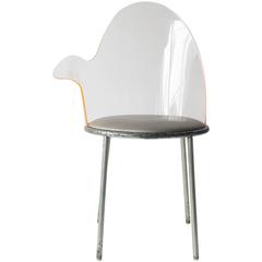 Acrylic Back Chair by Shiro Kuramata