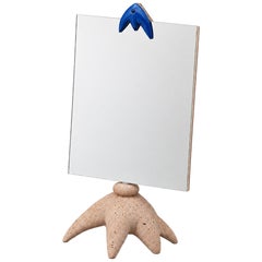Miroir de table postmoderne dans le style de Garouste & Bonetti, France, vers 1990