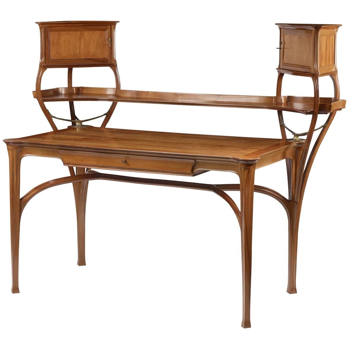 Tony Selmersheim, Charles Plumet, an Art Nouveau Desk For Sale