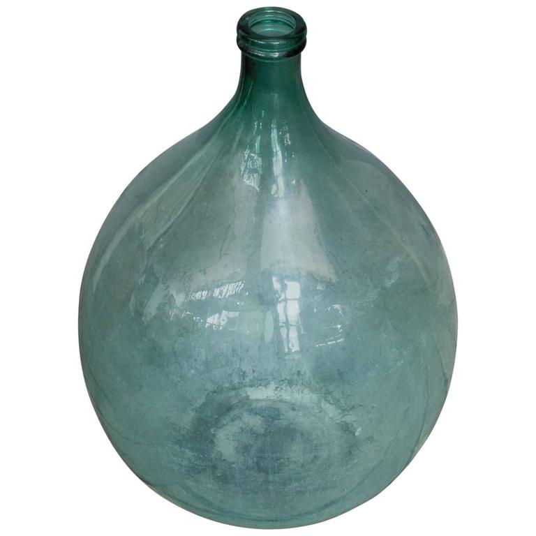 Very Large French Glass Wine Jar at 1stDibs