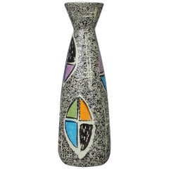 Mid-Century West German Ceramic Abstract Geometric Vase - Model 504-25, 1950s