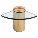 Karl Springer LTD, Polished Bronze Sculpture Leg Table, USA, 2016