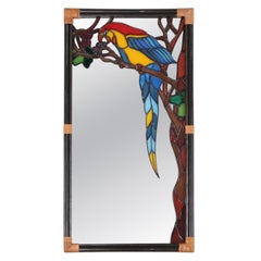 "Parrot" glass mirror