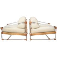 Pair of Ficks Reed Armchairs