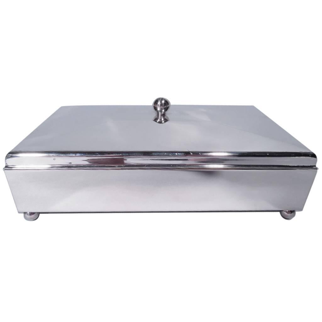  American Modern Sterling Silver Box