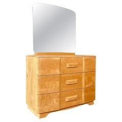 Newly Refinished - Mid-Century Modern “Riviera” Birch Dresser w/ Mirror