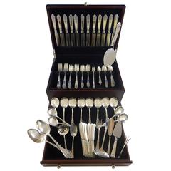 Antique Lansdowne by Gorham Sterling Silver Flatware Set 12 Service 118 Pcs No Monograms