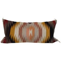 Navajo Indian Weaving Pastel Bolster Pillow