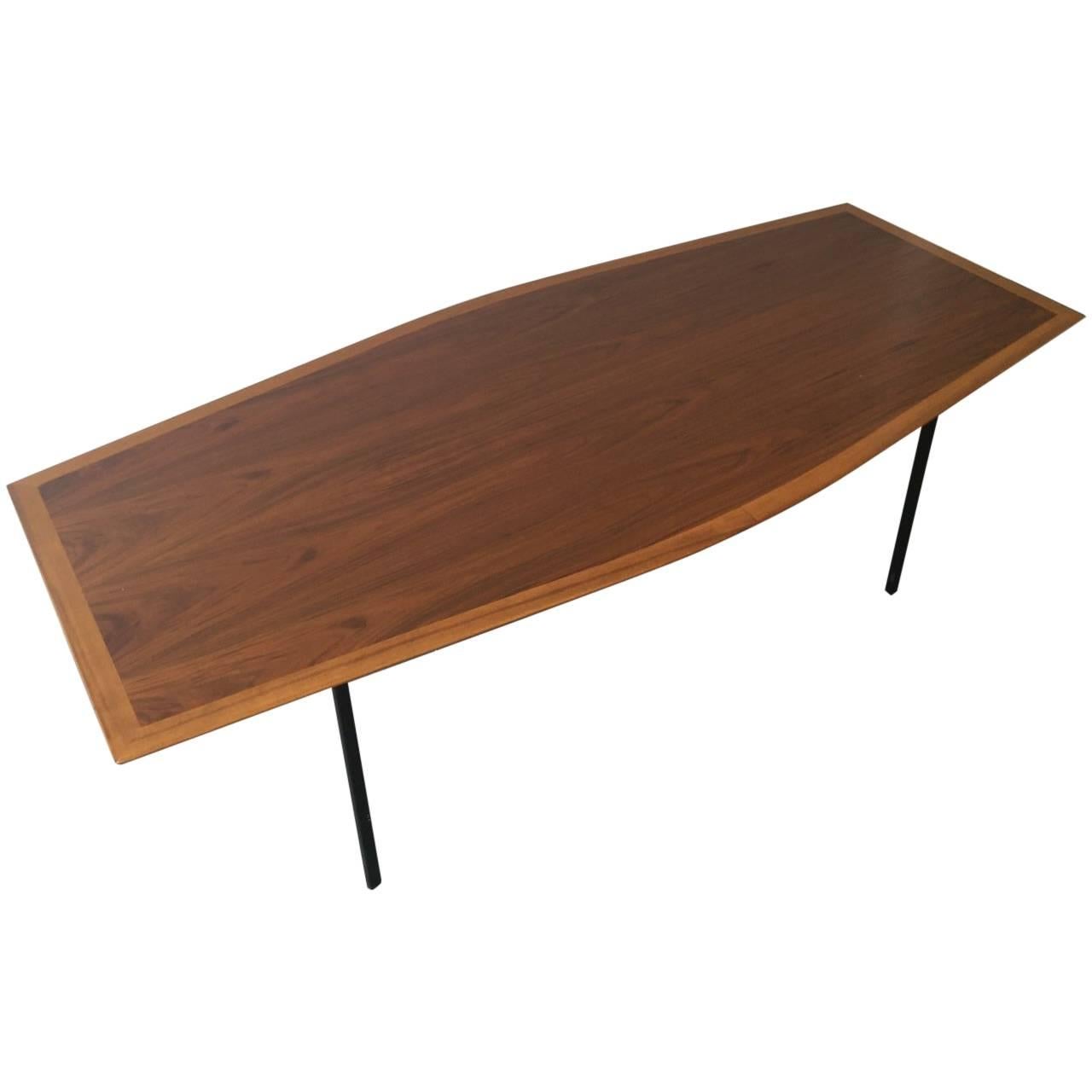 Boat Shaped Dining Table by Florence Knoll