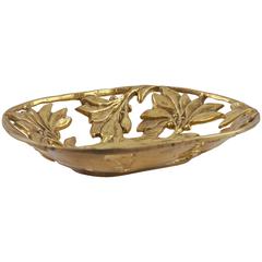 Brass Art Deco Bowl/Vide Poches/Serving Dish