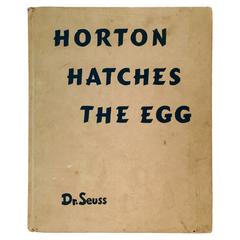 Vintage 1940 1st Edition of "Horton Hatches The Egg" by Dr. Seuss