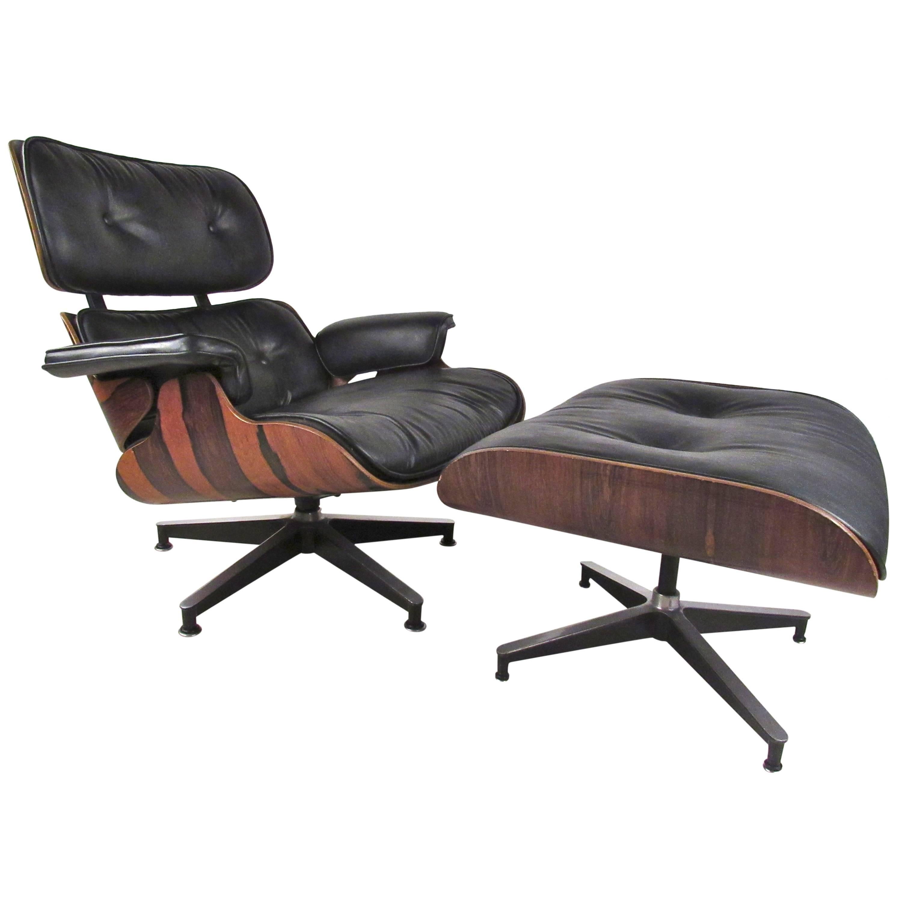 Herman Miller 670 Lounge Chair with Ottoman by Charles Eames
