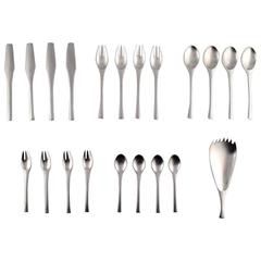 Vintage Jens Quistgaard Odin Flatware in Stainless Steel for Dansk Designs