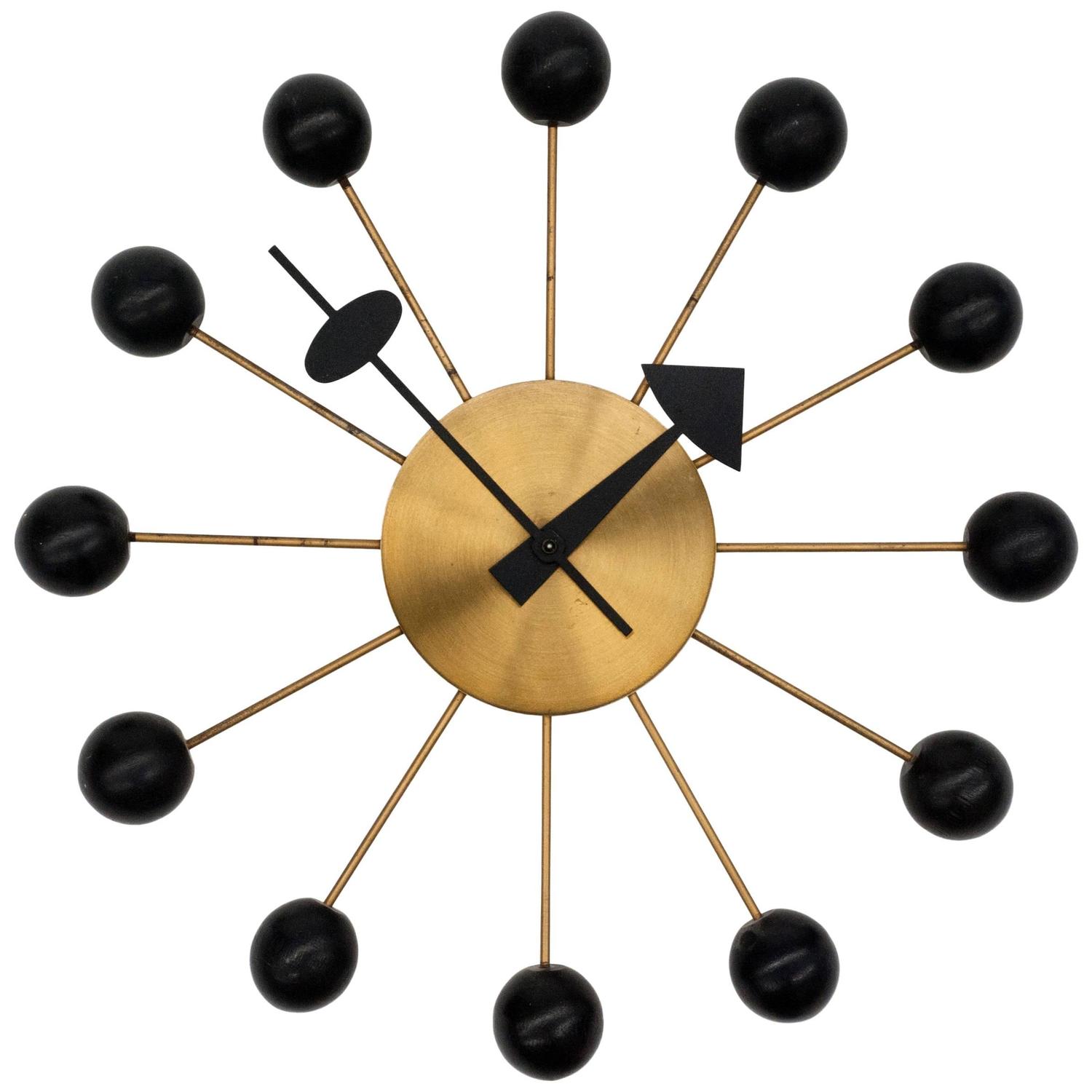 Vintage George Nelson Ball Clock For Howard Miller At Stdibs - vintage george nelson ball clock for howard miller at stdibs -