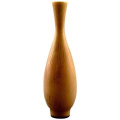 Berndt Friberg Studio Hand Art Pottery Vase, Narrow Neck