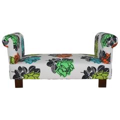 Multiposition Daybed Upholstered in Christian Lacroix