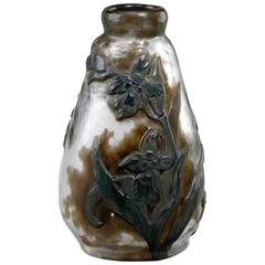 Emile Gallé, an Art Nouveau Vase, Signed