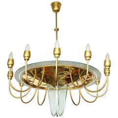 Large Round Chandelier Made in Milan