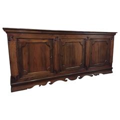Large 19th Century Walnut Italian Buffet or Credenza
