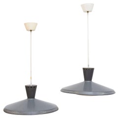 Pair of Louis Kalff for Philips Ceiling Lamp