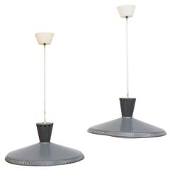 Pair of Louis Kalff for Philips Ceiling Lamp 12