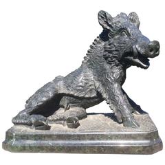 Grand Tour Serpentine Marble of the Calydonian Boar