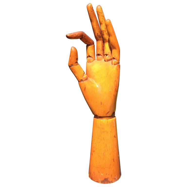 Articulated Mannequin Hand For Sale at 1stdibs