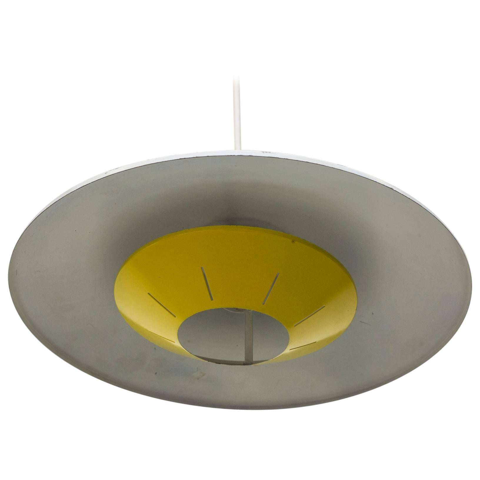 Louis Kalff Sunshine Yellow Ceiling Sconce