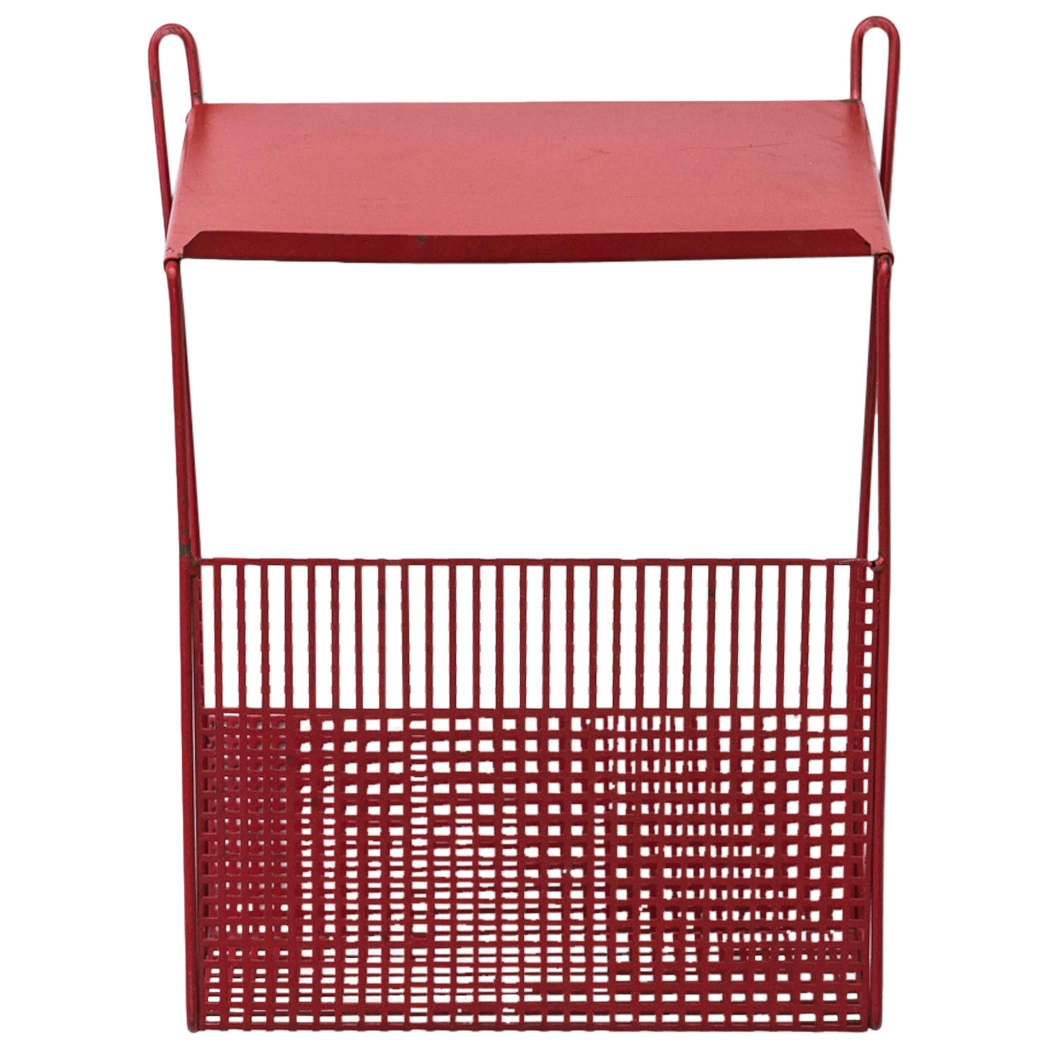 Pilastro Perforated Metal Wall Mount Telephone Table