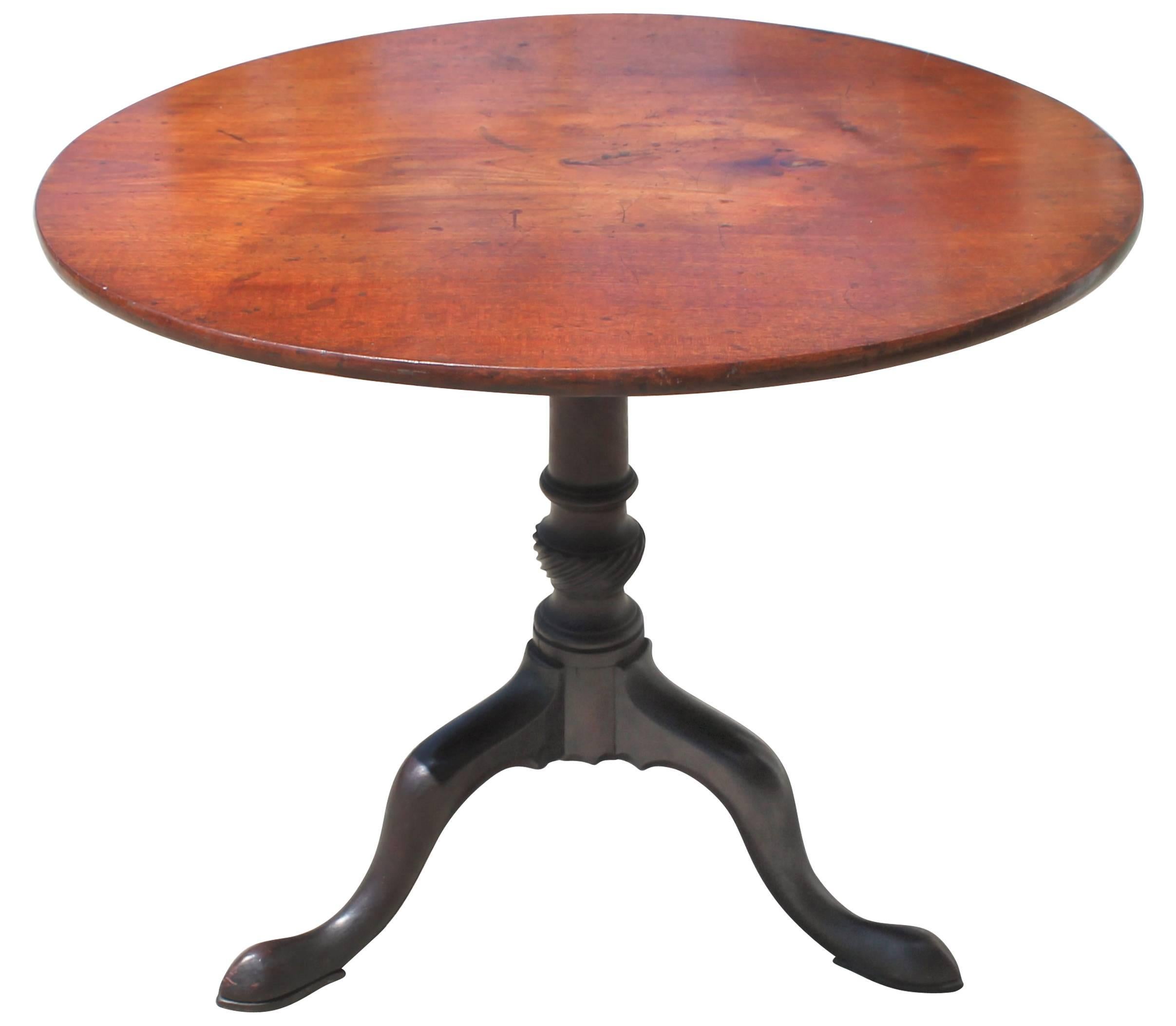 18th Century Lift Top / Tea Table from New England
