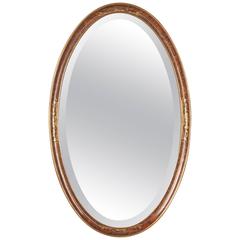 French Art Deco Oval Mirror, circa 1925 7