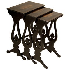 19th Century Regency Nesting Tables, Set of Three