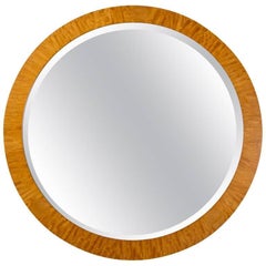 PostModern Prima Vera Inlay Mirror by Charles Pfister for Baker Furniture Co.