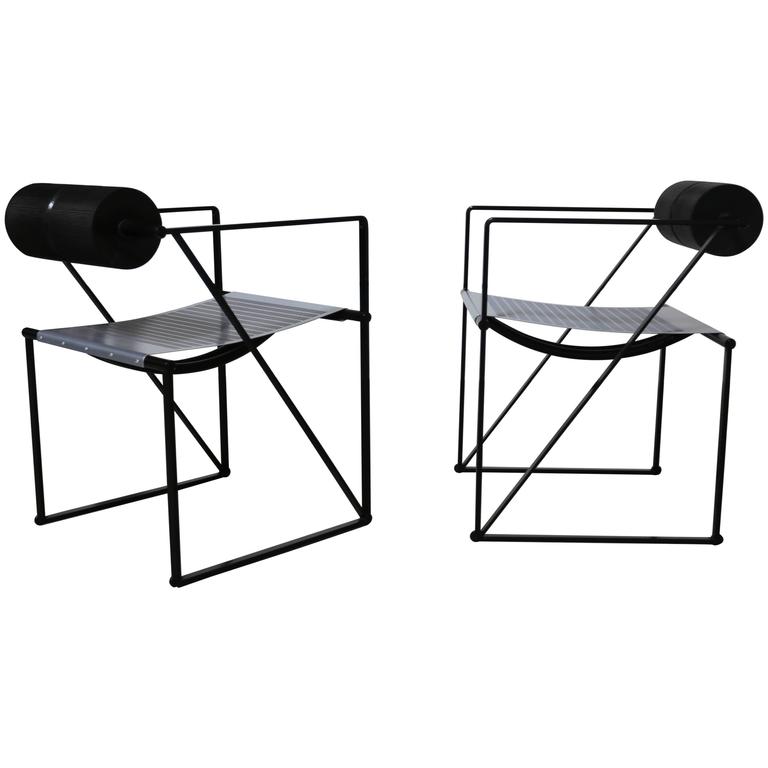 Seconda Chair Pair of Seconda 602 Armchairs by Architect Mario Botta For Sale at 1stDibs