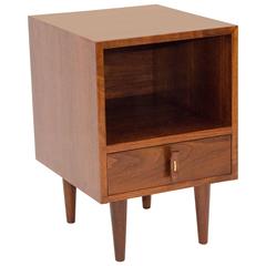 Retro Walnut Nightstand, End Table by Stanley Young for Glenn of California