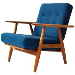 Hans J. Wegner GE-240 Oak 'Cigar' Chair, circa 1955