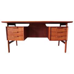 Model 75 Desk by Gunni Omann for Omann Jun Mobelfabrik, 1960s