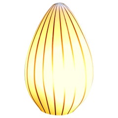 Vintage Murano Glass Egg Lamp by Vetri