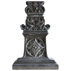 Winery Pedestal French Art Antique in Iron, 1800s, France