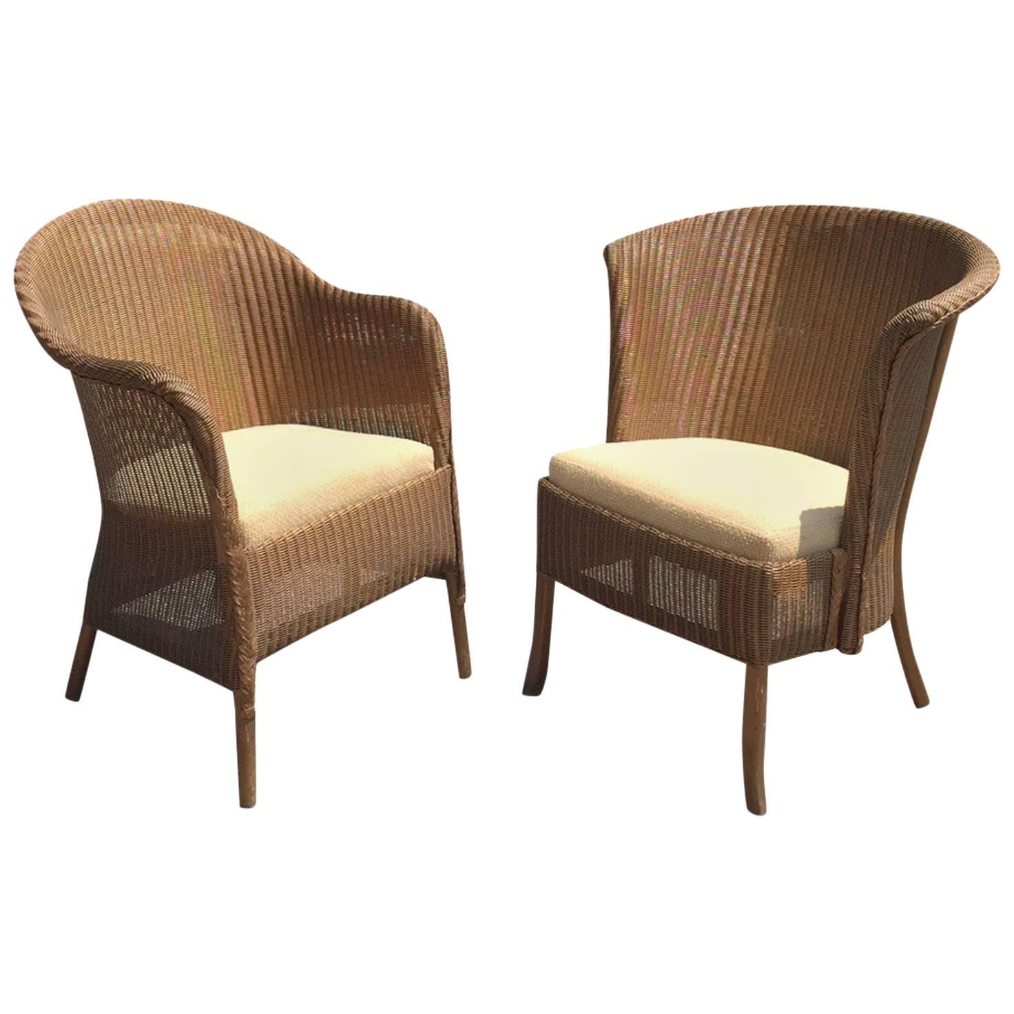 Antique Lusty's of London Lloyd Loom Chairs