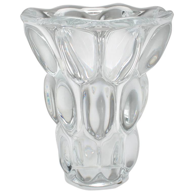 Optical Clear Glass Vase
