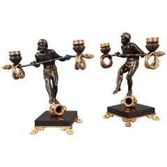 Pair of Candelabra, Neoclassical Revival, France, circa 1880