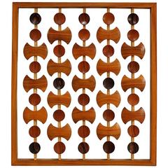 Mid-20th Century Wooden Wall Art from the Former DDR 10
